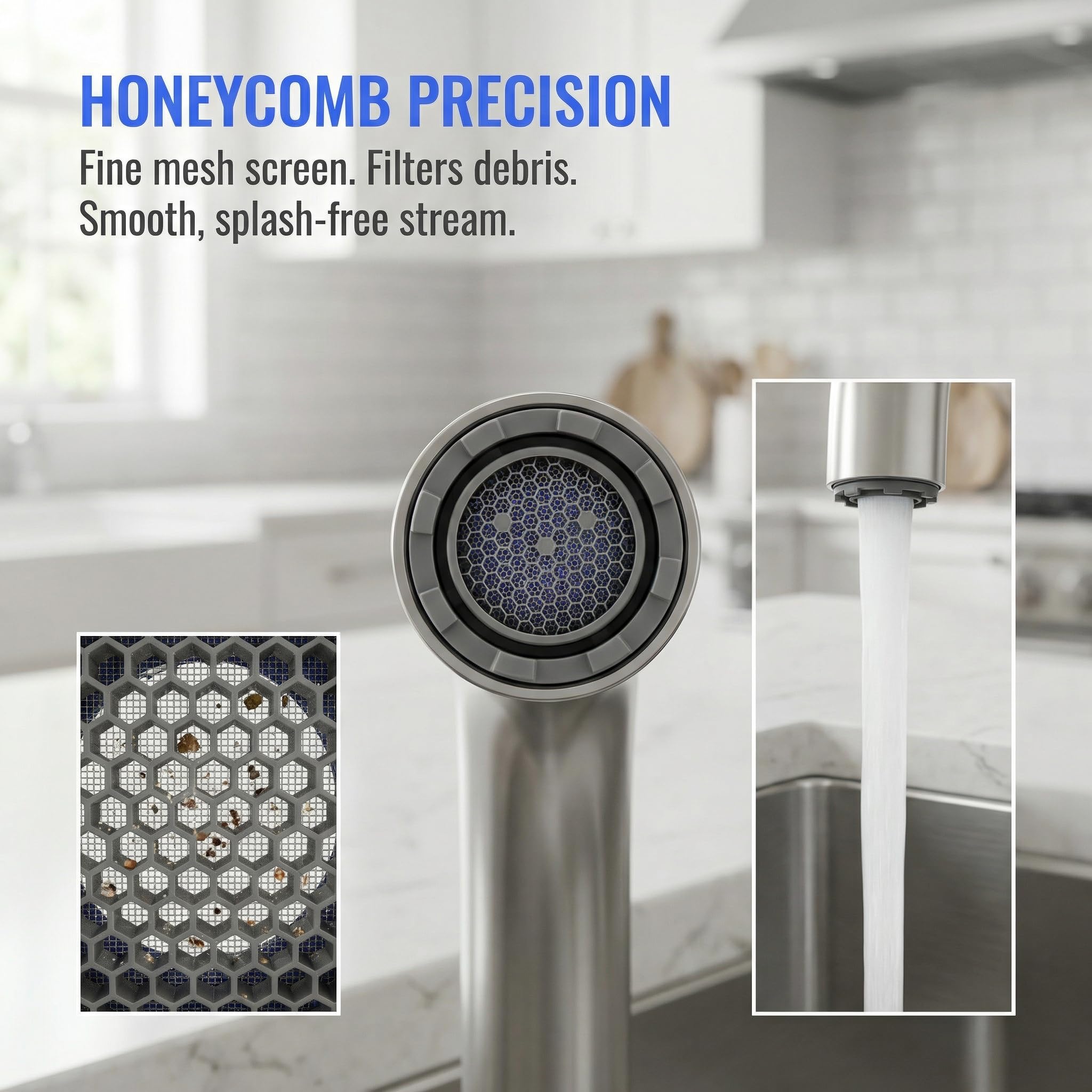 2 Pack Faucet Aerator Replacement Kit for Moen 180158, 1.2 GPM